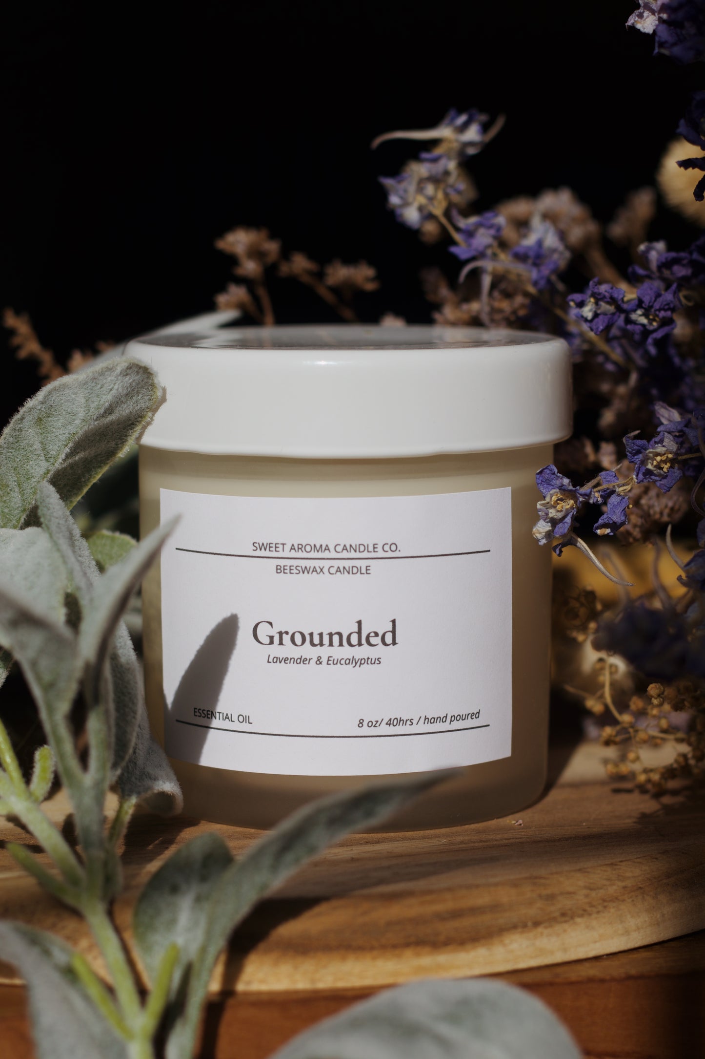 Grounded 8 oz Essential Oil Candle