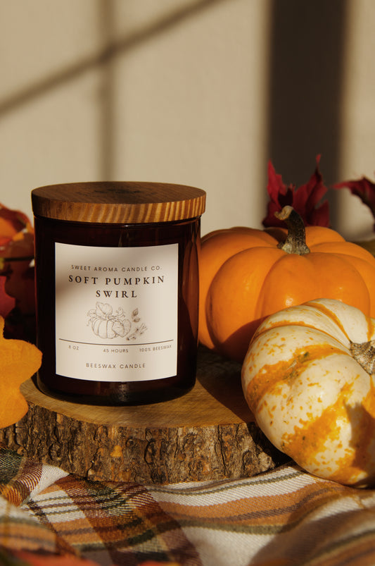 Soft Pumpkin Swirl 8 oz