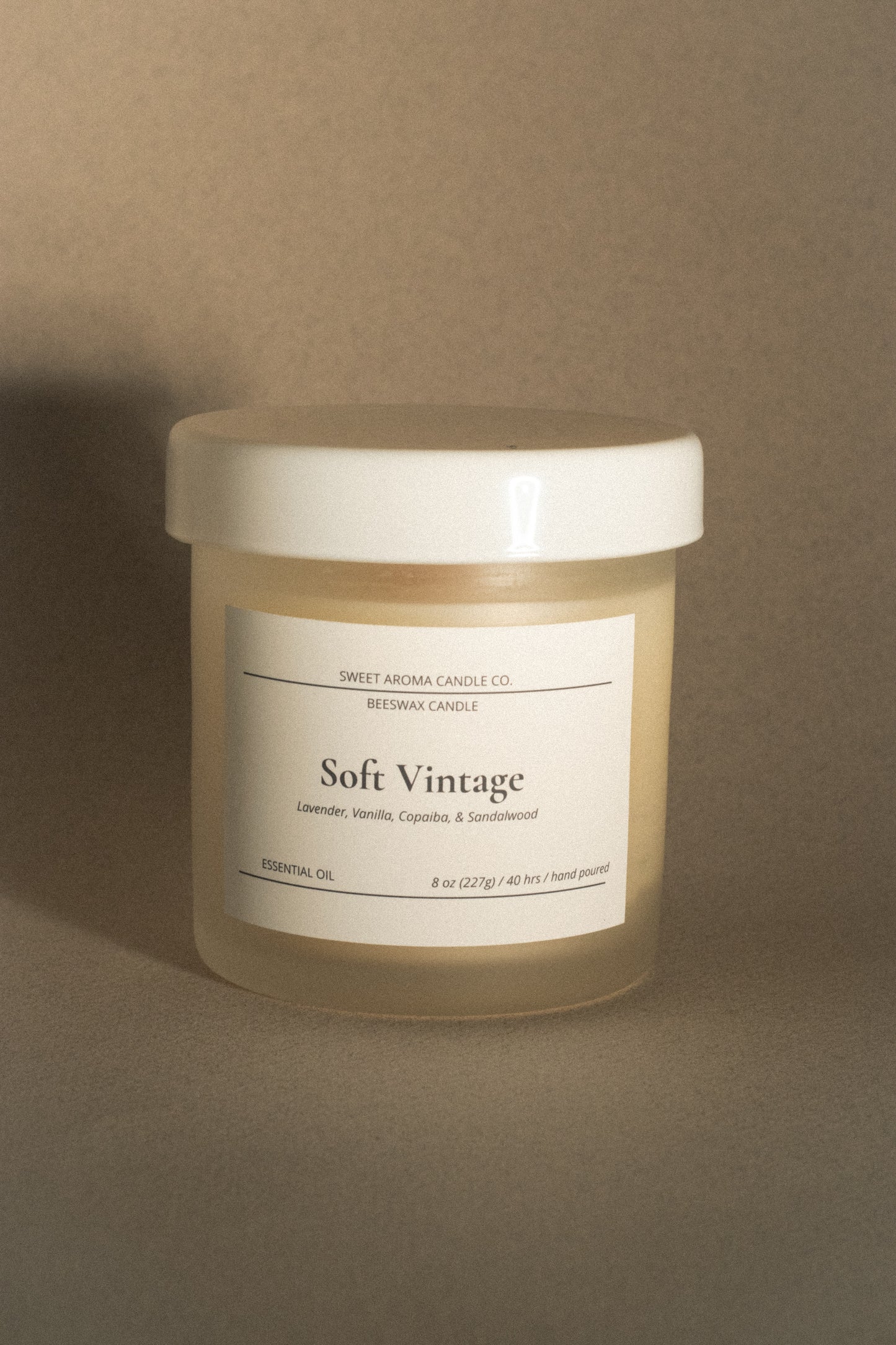 Soft Vintage | Essential Oil Candle