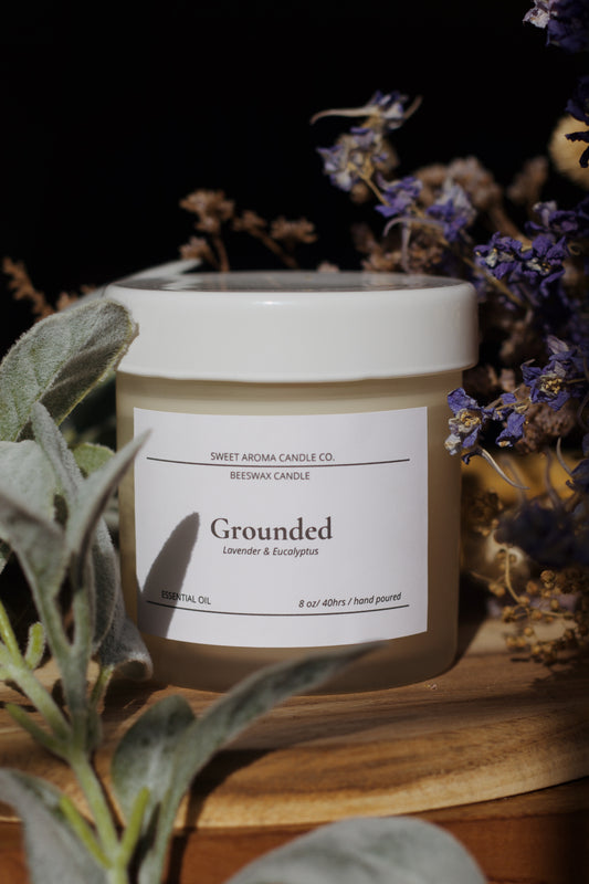 Grounded 8 oz Essential Oil Candle